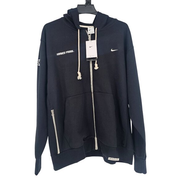 Nike TCU Horned Frogs Full-Zip Hoodie XL Black Collegiate Big 12 NCAA BASKETBALL - Picture 1 of 13